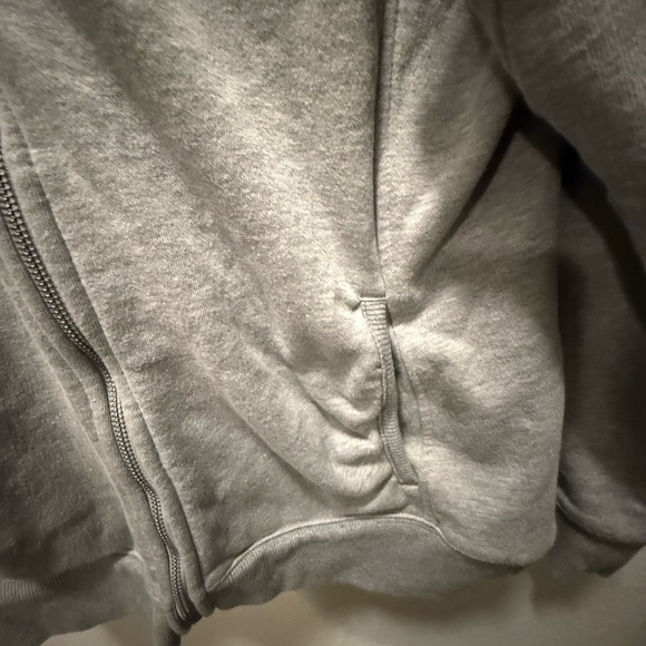 Duluth Trading Co Hoodie Sweatshirt Full Zip Women's S Grey Fleece Logo Beaver - Picture 4 of 7